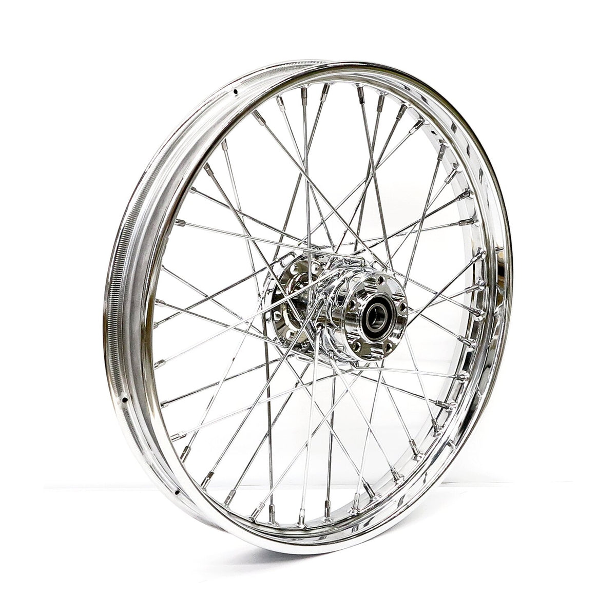 MCS 2.15 x 21 front wheel 40 spokes chrome