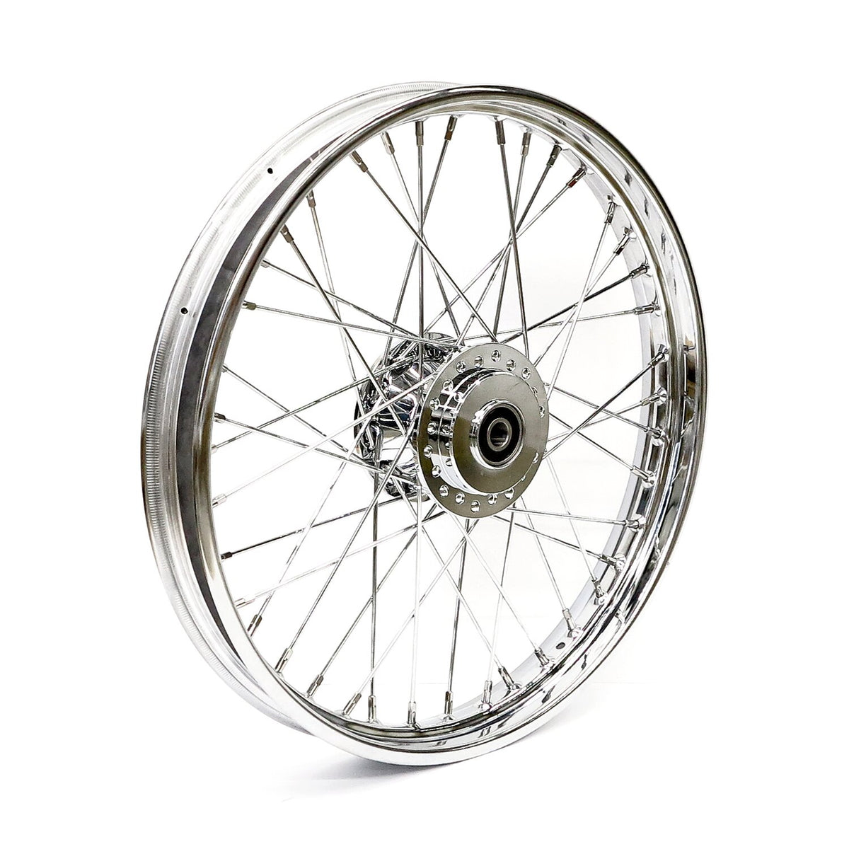 MCS 2.15 x 21 front wheel 40 spokes chrome