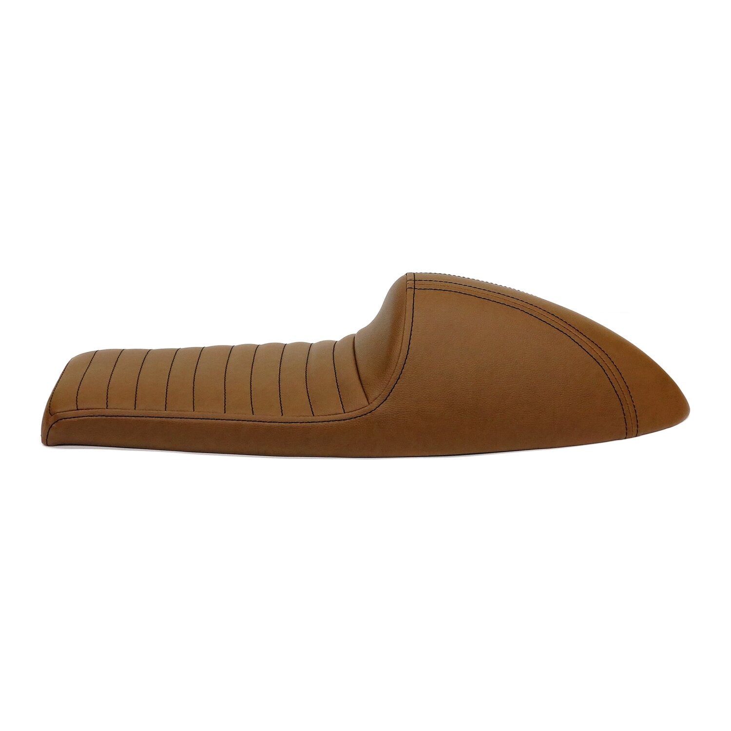 C-Racer FL Classic solo seat - Long cowl - Dark brown