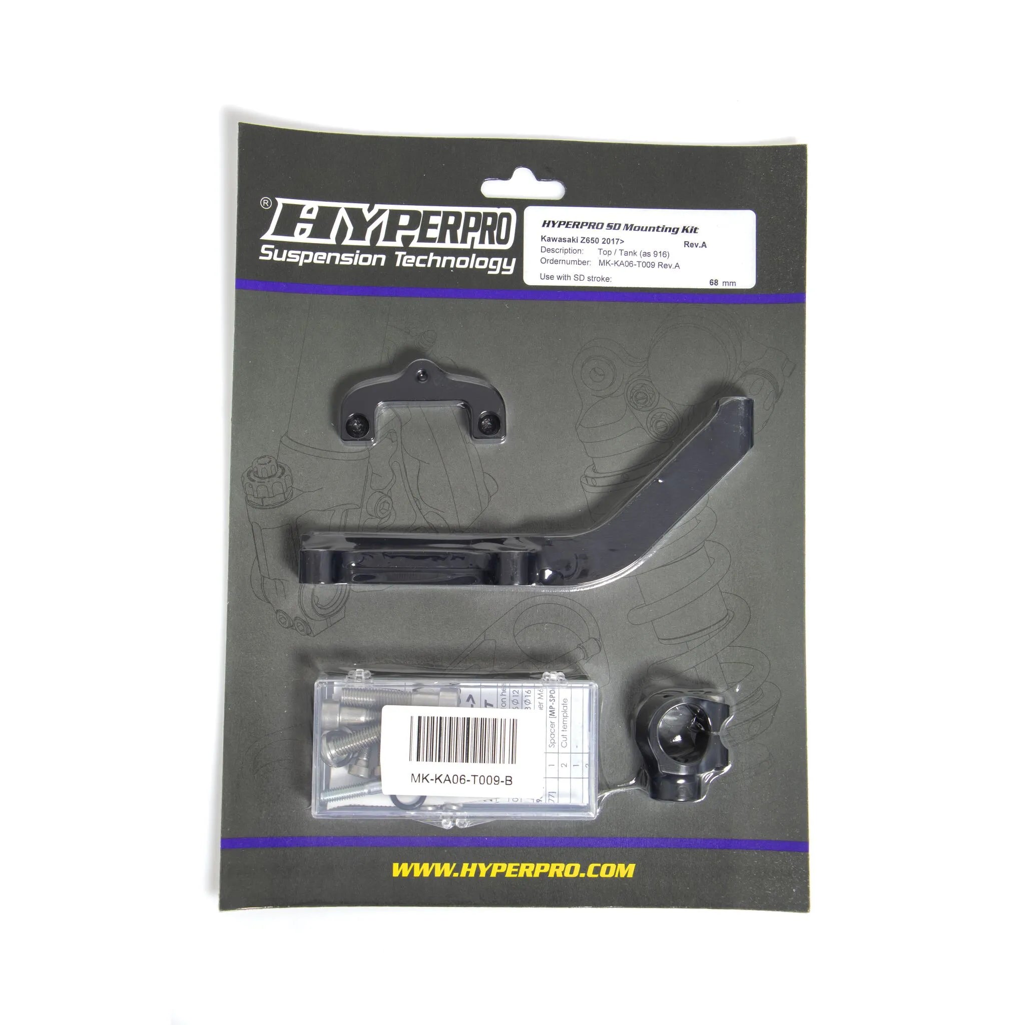 Hyperpro Steering Damper Mounting Kit