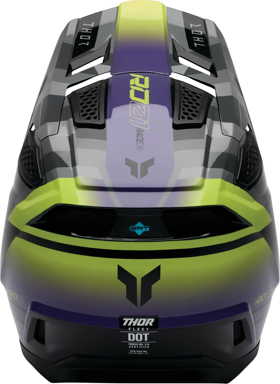 Thor Fleet Camber Helmet Black/Purple