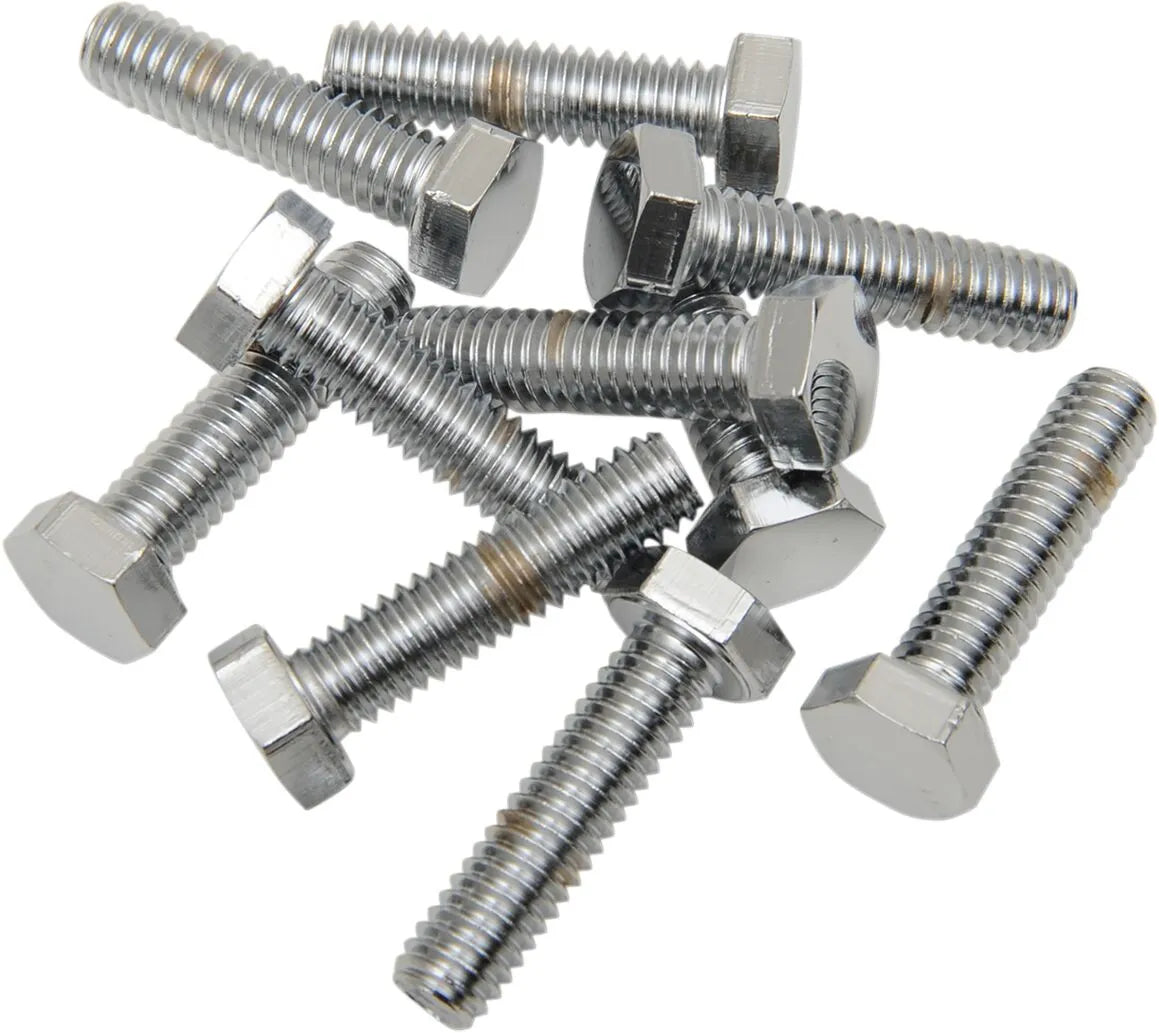 Drag Specialties 5/16-18 x 1 1/4" Hex-Head Bolts Chrome