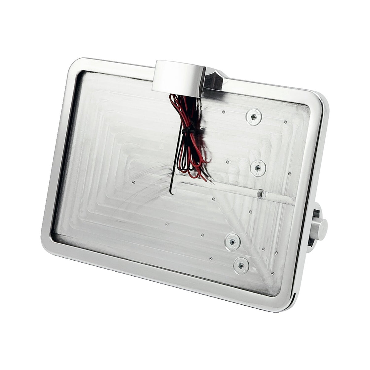 CPV 'slide-in' license plate bracket - Side mount polished