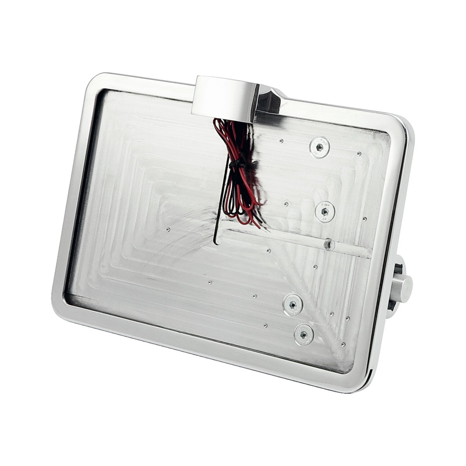 CPV 'slide-in' license plate bracket - Side mount polished