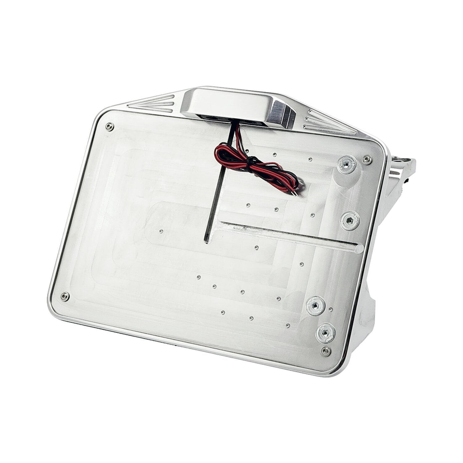CPV License plate bracket kit swing - Polished - EU