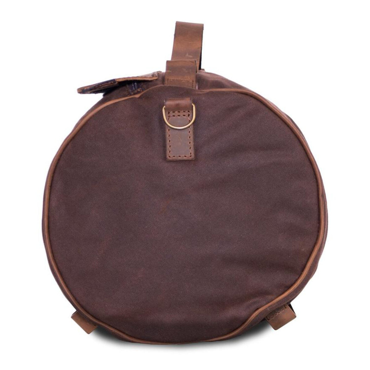 LongRide roll bag waxed cotton narrow - Brown wax