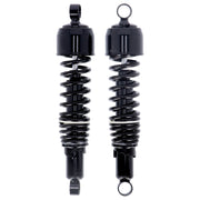 Emgo shock absorber set - With shroud - Black