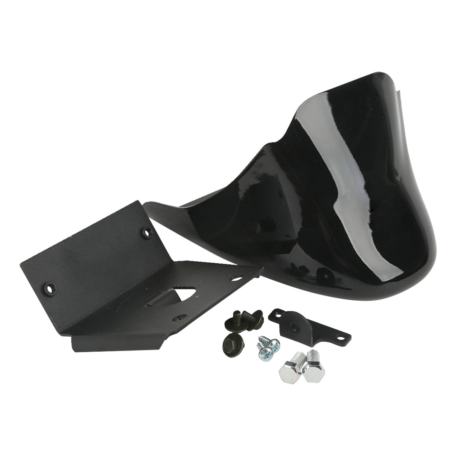 MCS Sportster chin spoiler - Black painted finish