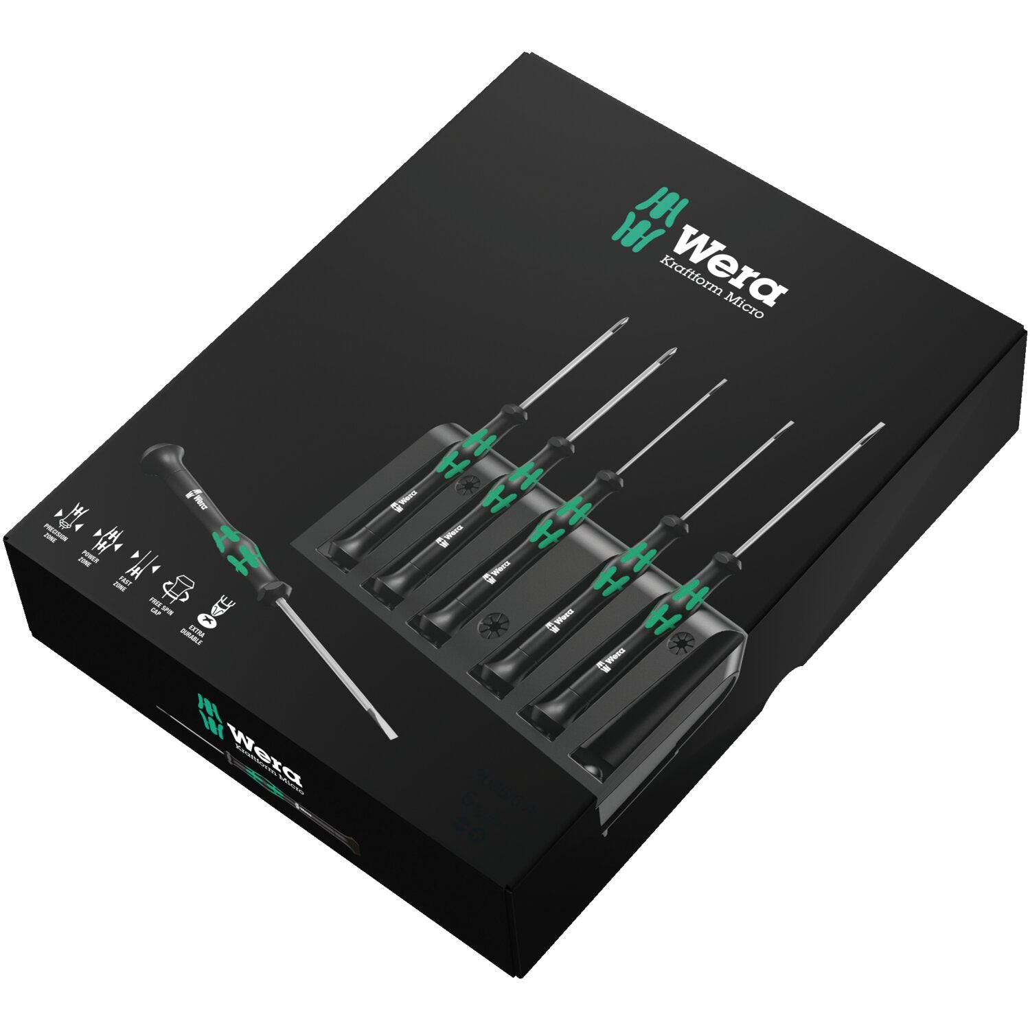Wera micro screwdriver set 6 pcs for electronic applications