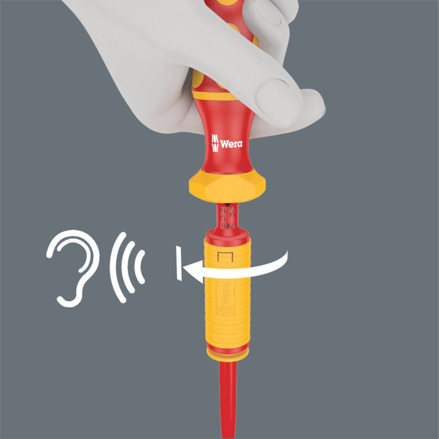 Wera adjustable torque handle VDE Kraftform
