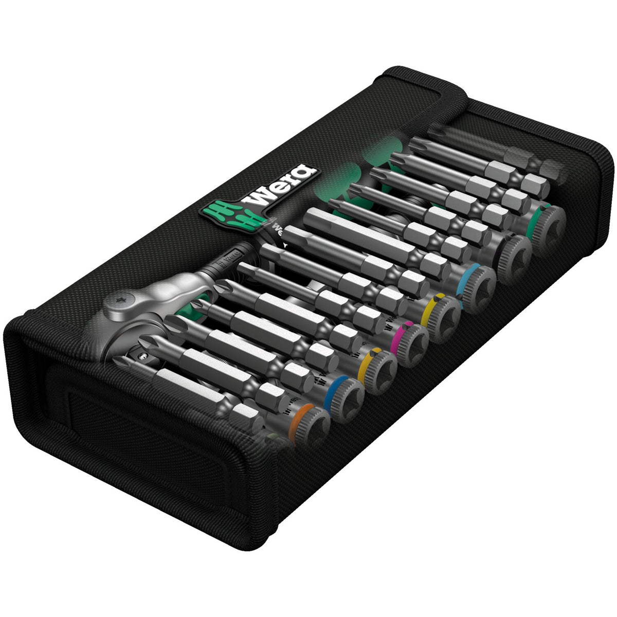 Wera Zyklop ratchet kit 28 pcs - 1/4" drive Metric sizes