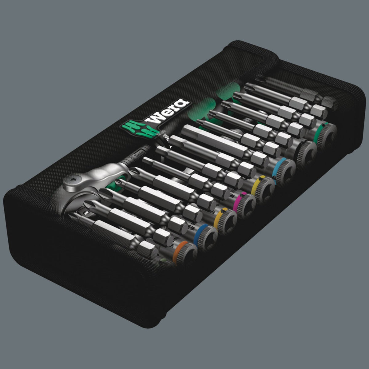Wera Zyklop ratchet kit 28 pcs - 1/4" drive Metric sizes
