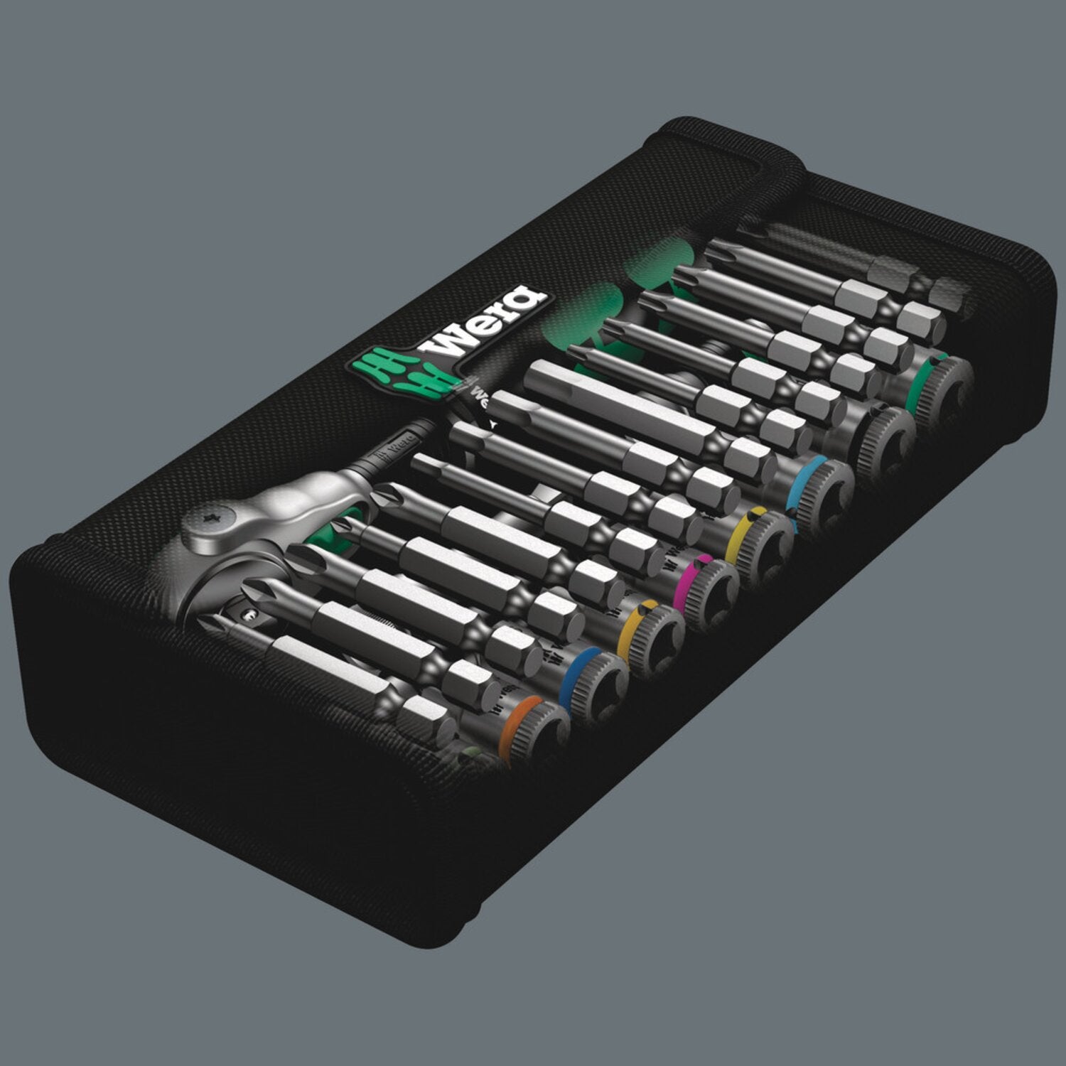 Wera Zyklop ratchet kit 28 pcs - 1/4" drive Metric sizes