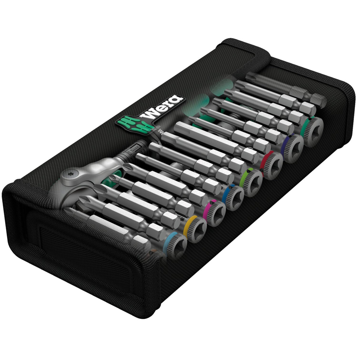 Wera Zyklop ratchet kit 28 pcs - 1/4" drive US Sizes