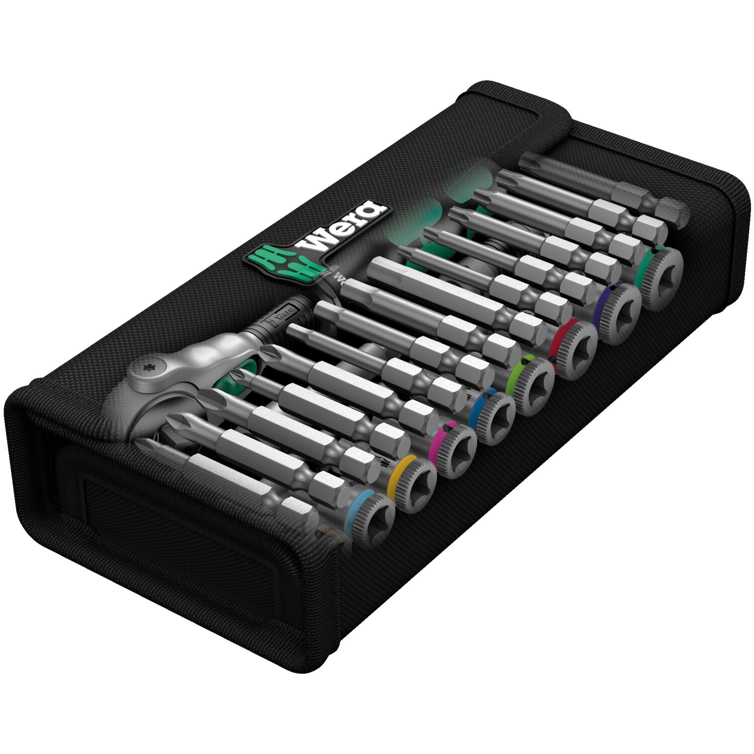 Wera Zyklop ratchet kit 28 pcs - 1/4" drive US Sizes