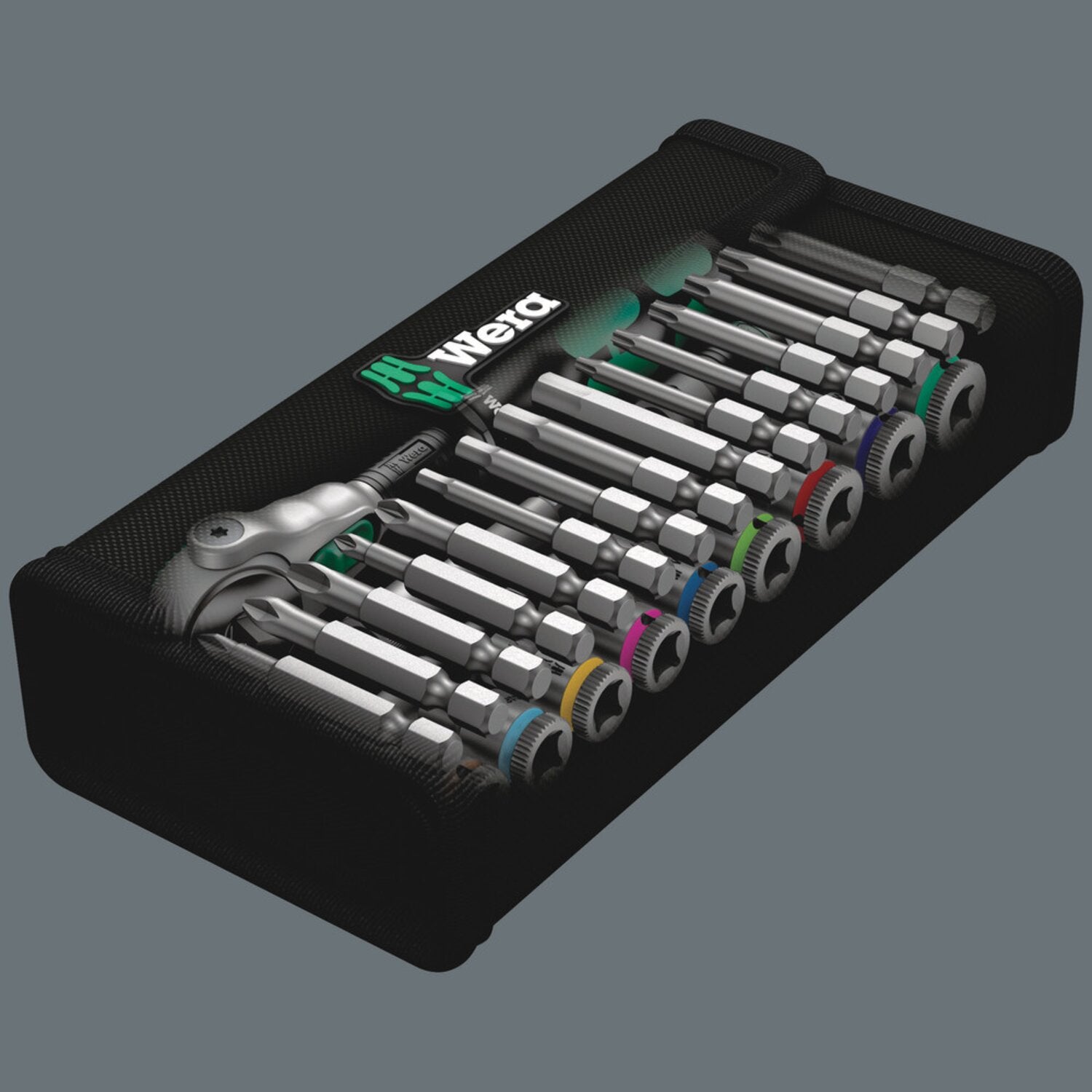 Wera Zyklop ratchet kit 28 pcs - 1/4" drive US Sizes