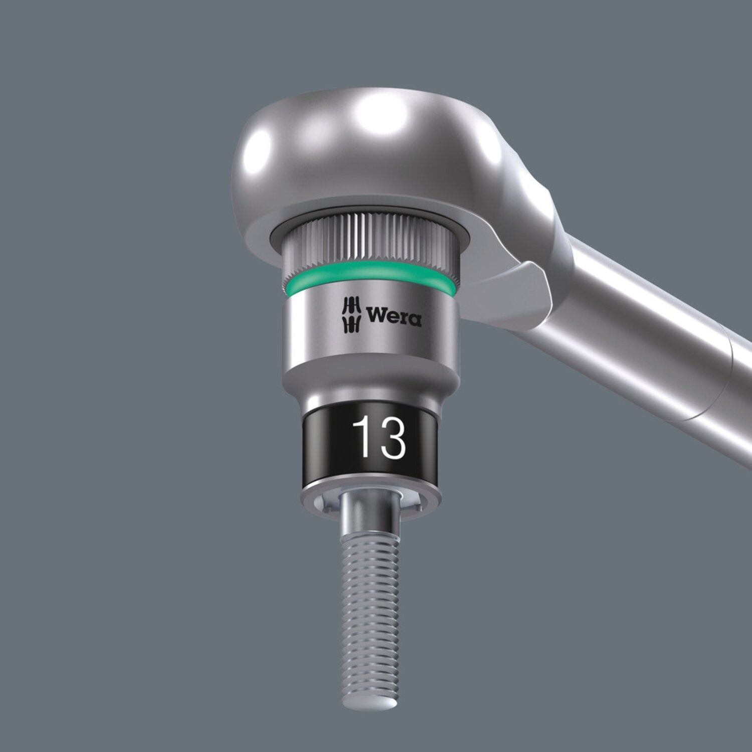 Wera Zyklop 1/4" socket with holding function - Metric 14.0