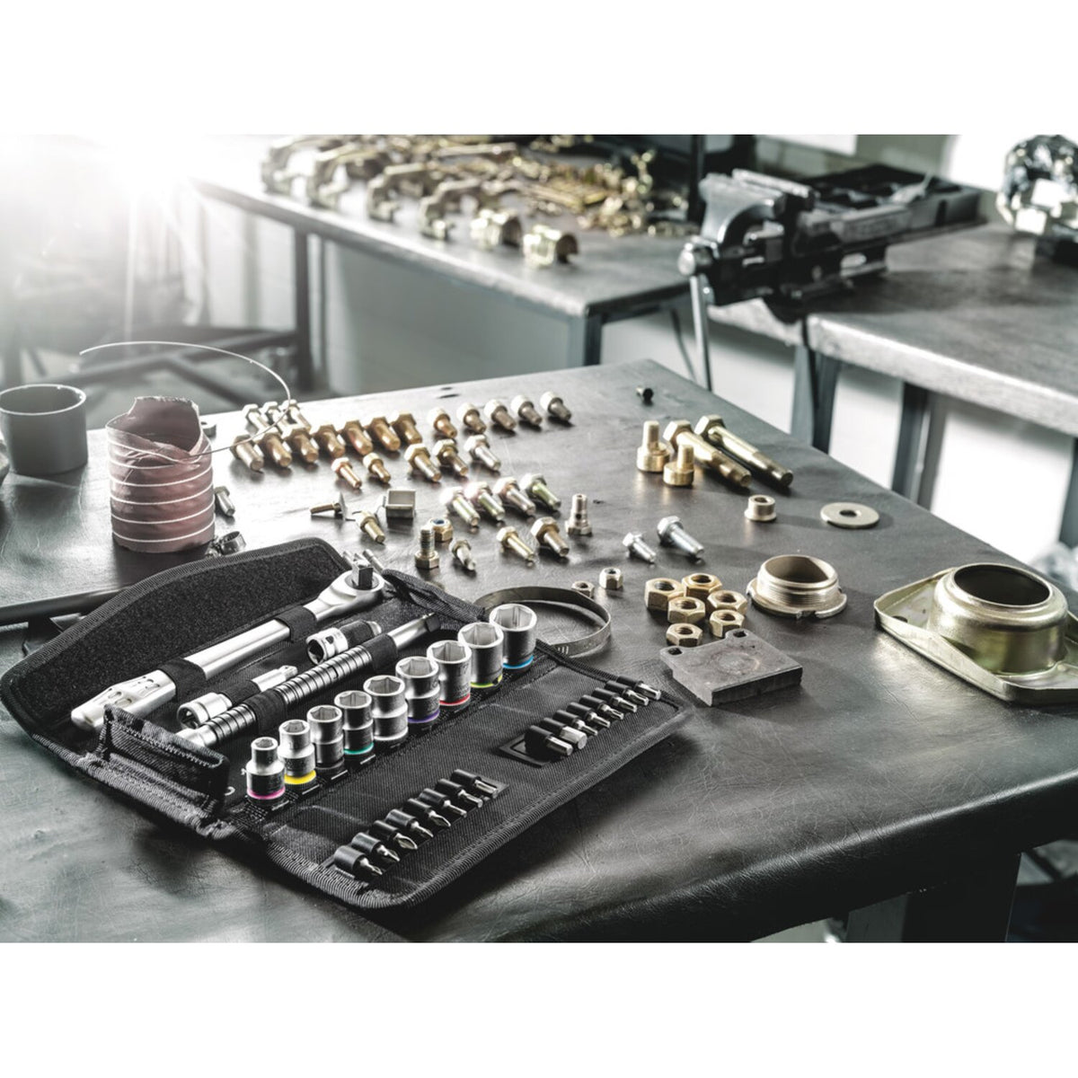 Wera Zyklop metal ratchet switch kit 3/8" drive - US sizes