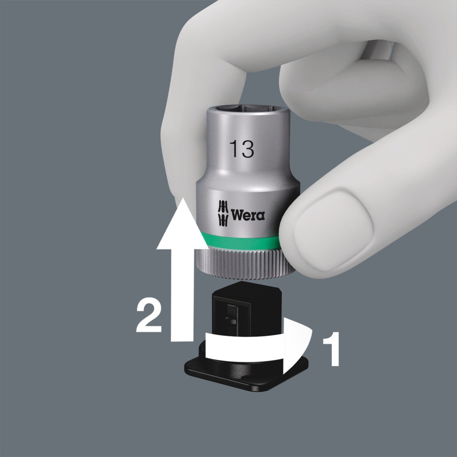Wera Zyklop metal ratchet switch kit 3/8" drive - US sizes