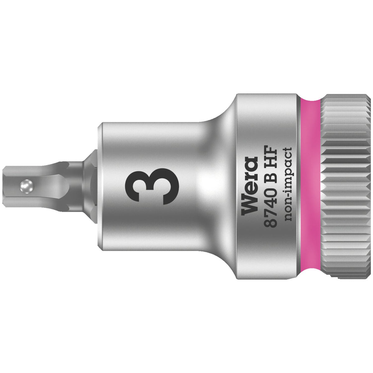 Wera Zyklop 3/8" Hex socket bit with holding function Metric