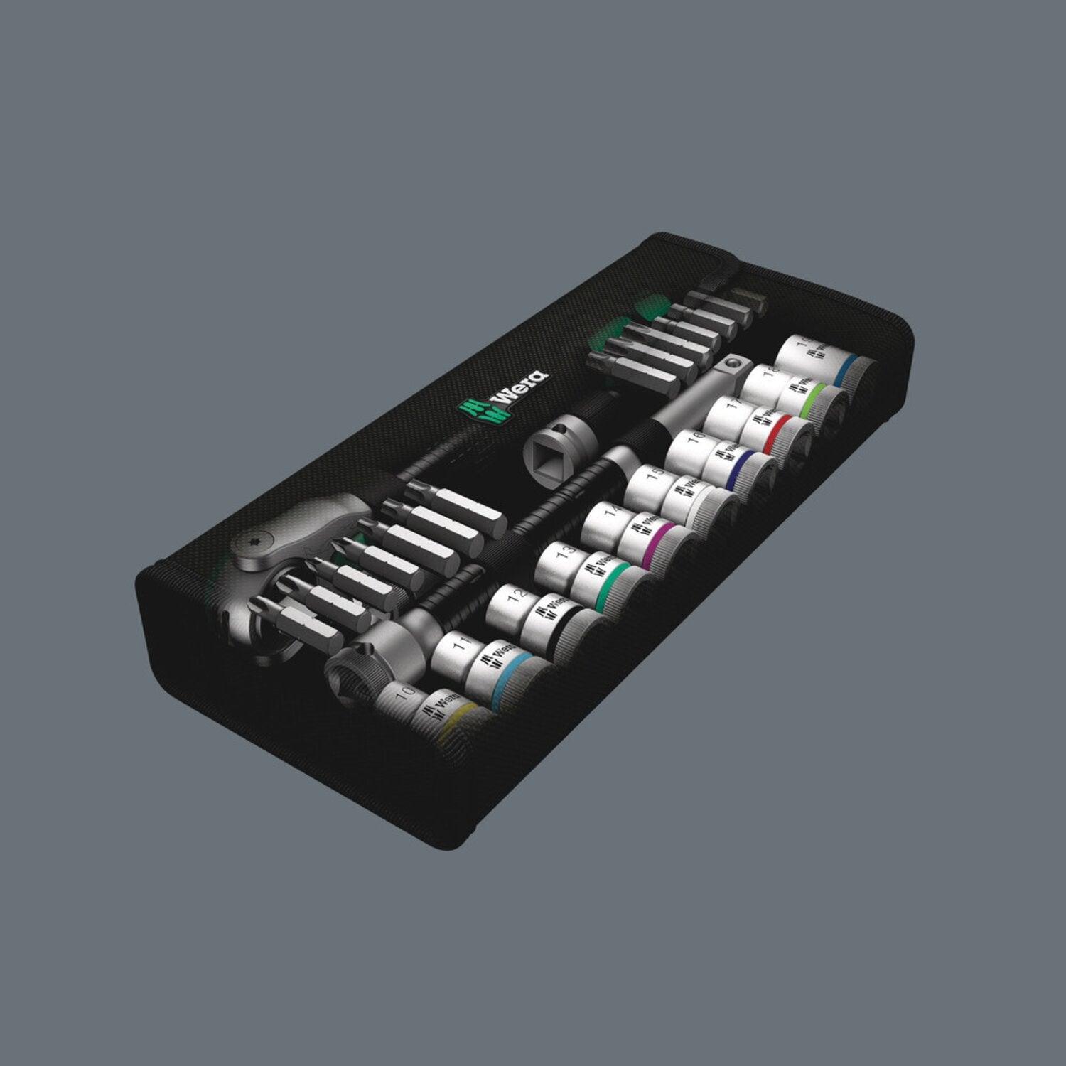 Wera Zyklop speed ratchet kit 1/2" drive - Metric sizes