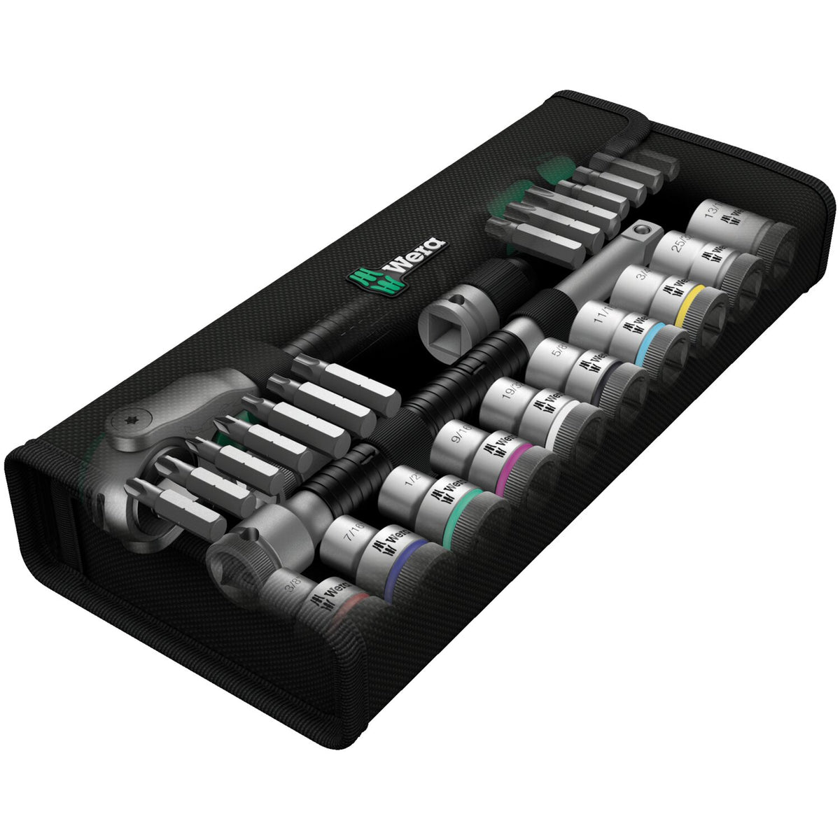 Wera Zyklop speed ratchet kit 1/2" drive - US sizes