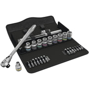 Wera Zyklop metal ratchet switch kit 1/2" drive Metric sizes