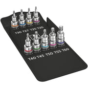Wera Zyklop 1/2" drive Torx socket bit set holding function
