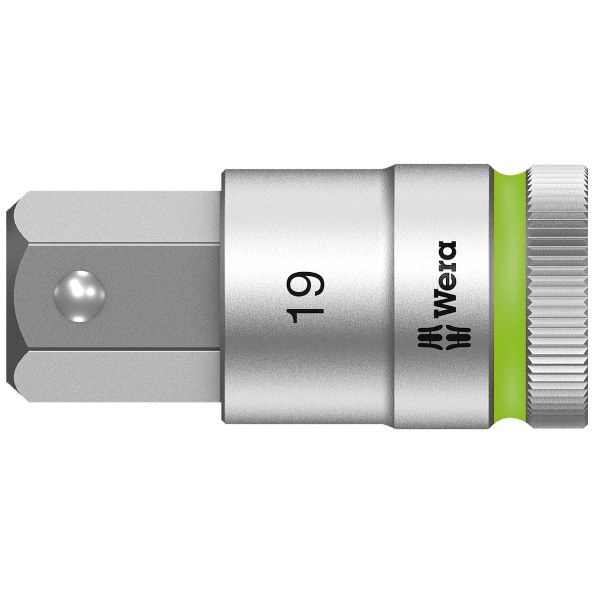 Wera Zyklop 1/2" Hex socket bit with holding function