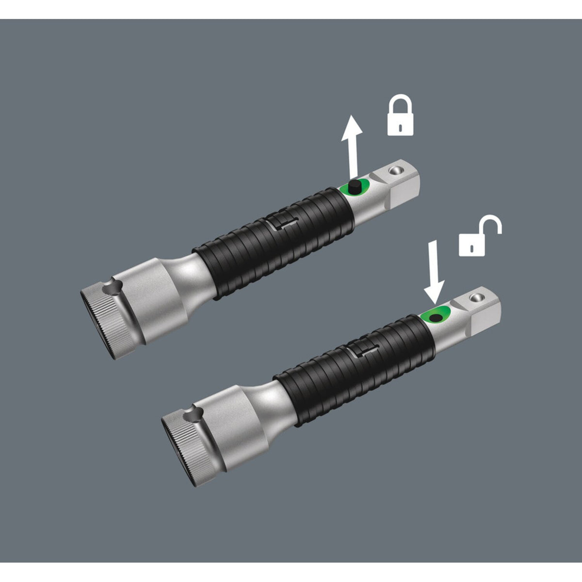 Wera Zyklop 1/2" flexible lock short extension 125mm