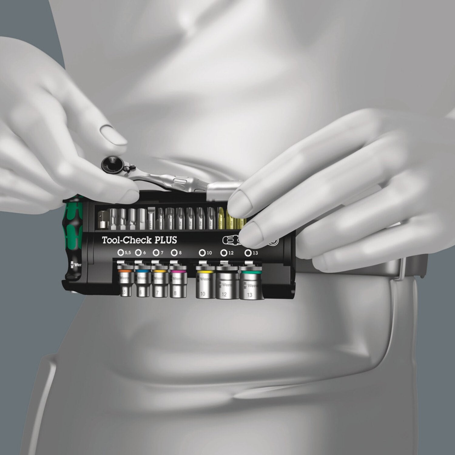 Wera tool-check plus 1/4" drive - Metric sizes
