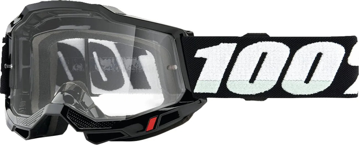 100% Accuri 2 Youth Goggle Black Clear Lens