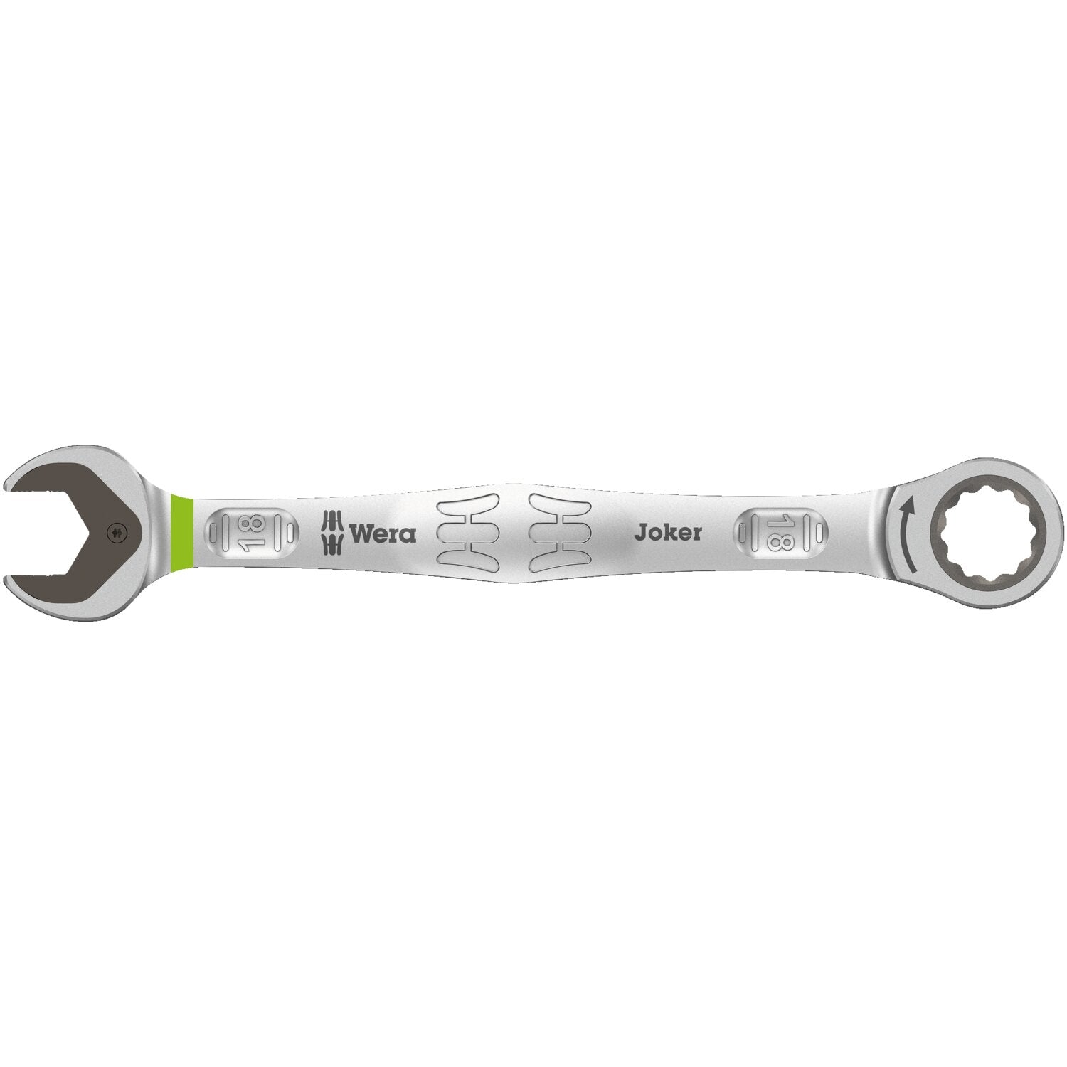 Wera ratcheting wrench open/ box end 18mm Joker - Metric