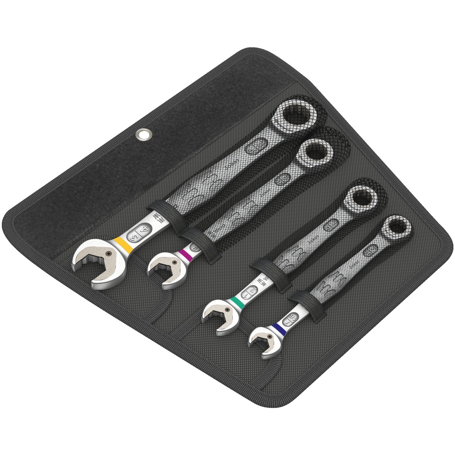 Wera ratcheting wrench set Joker open/ box end - US sizes