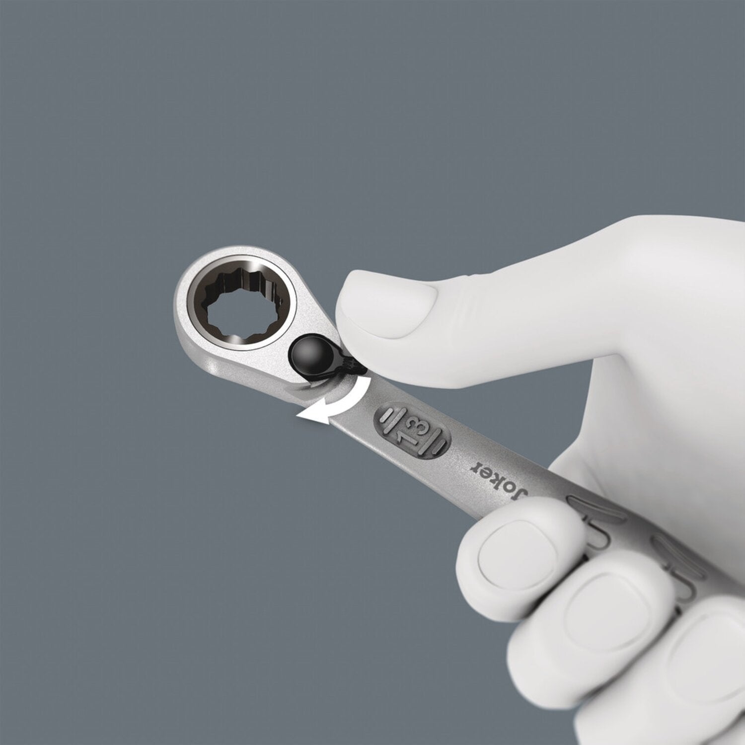 Wera ratcheting wrench Joker switch open/box end - Metric 8