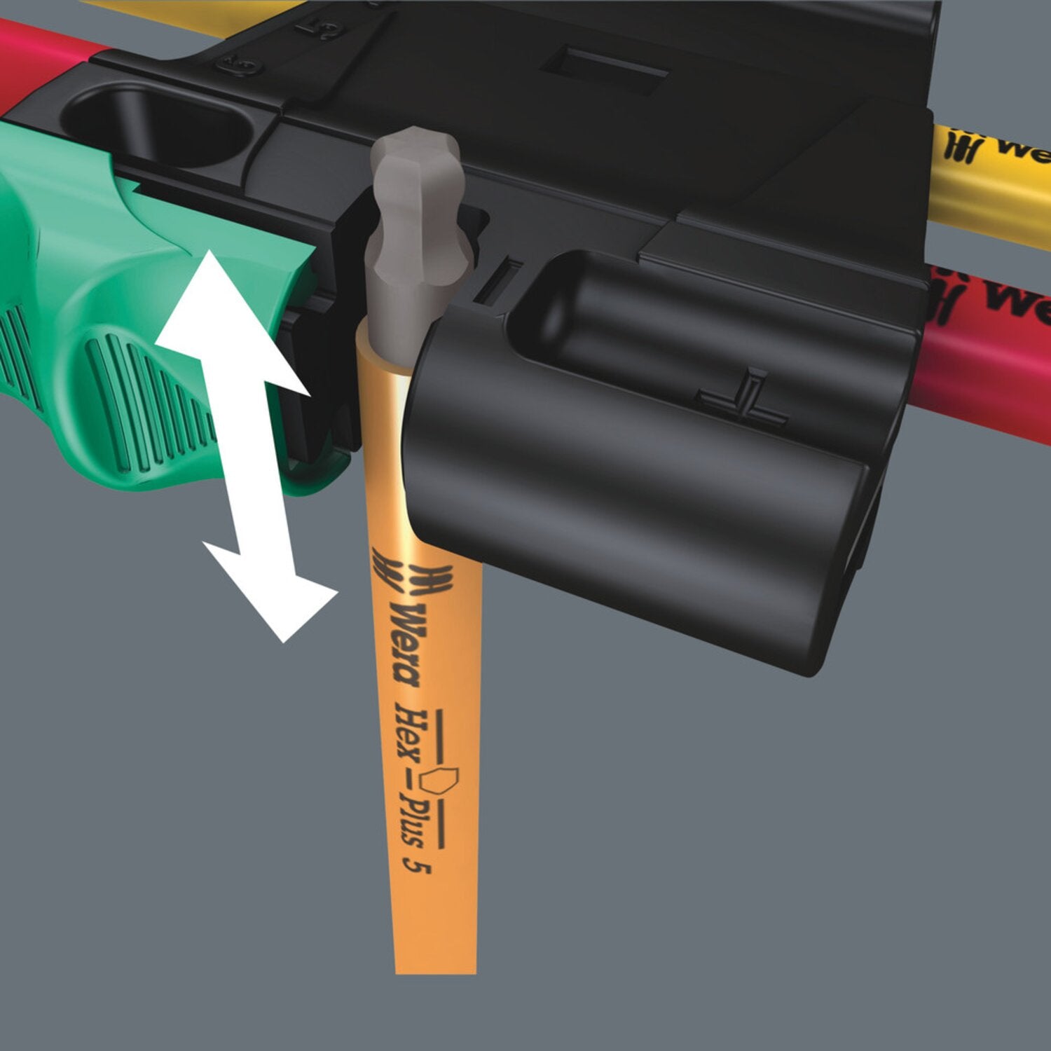 Wera hex key set multicolor Magnet - Metric