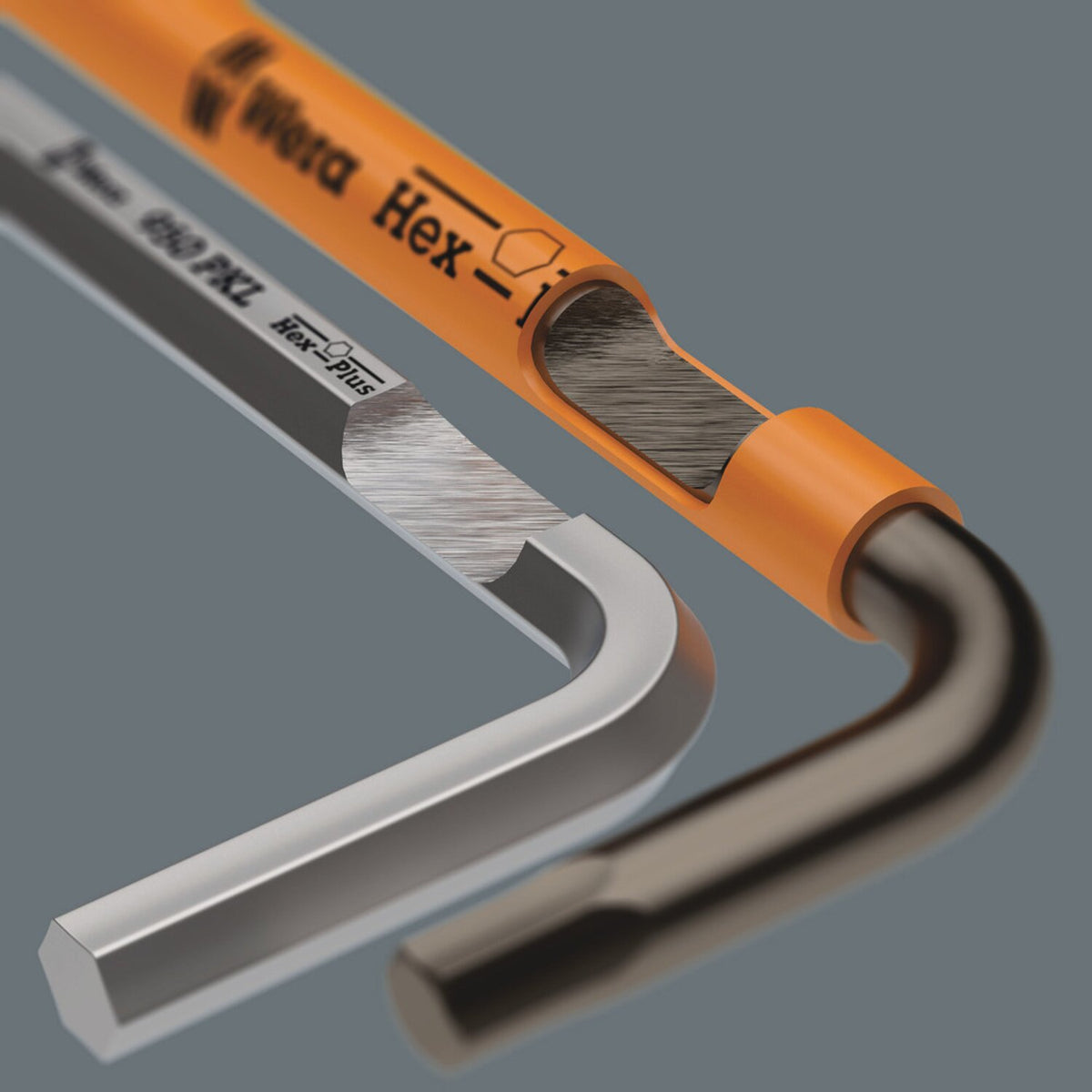 Wera hex key multicolor yellow - Metric 4.0