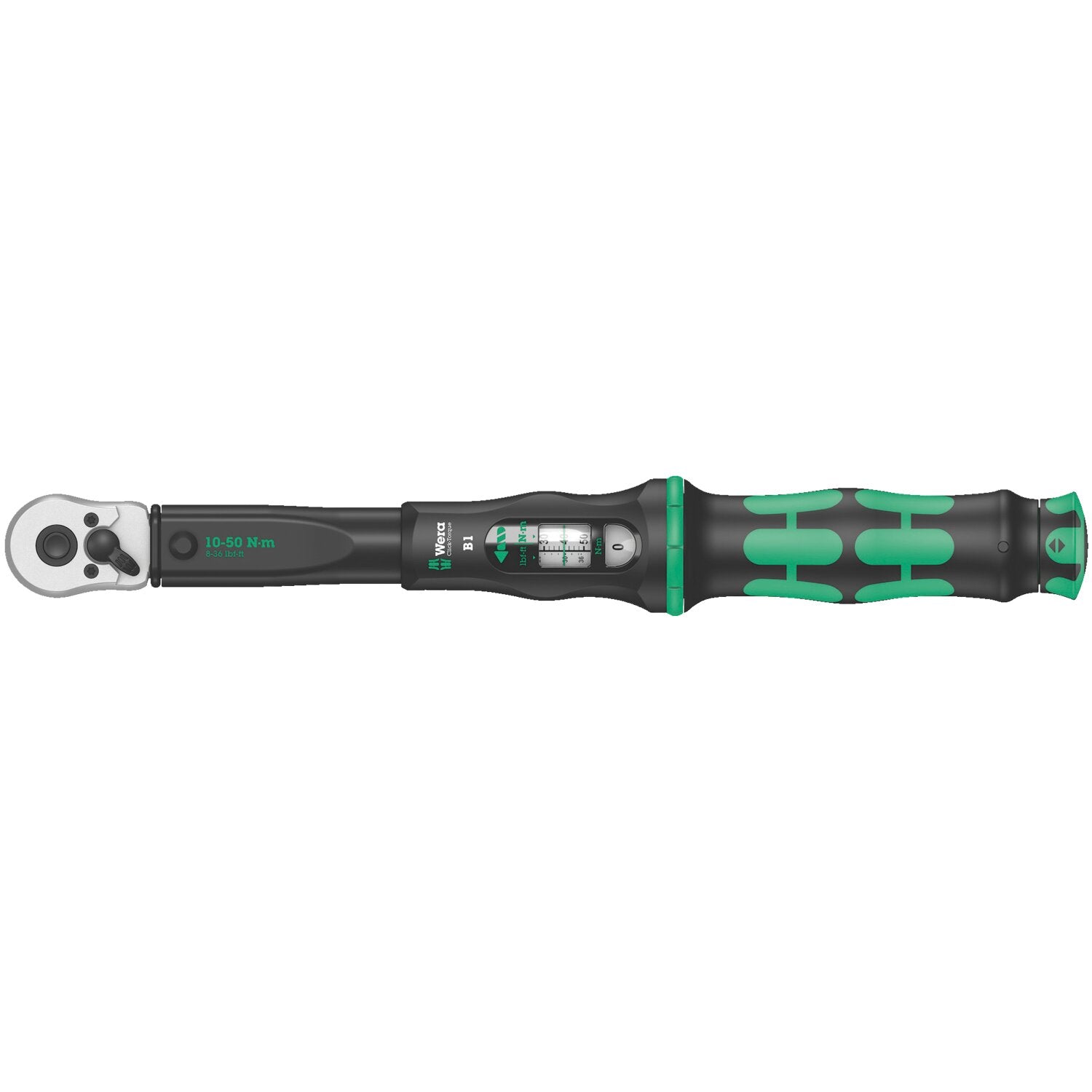 Wera 3/8" drive torque wrench 10-50 Nm with ratchet