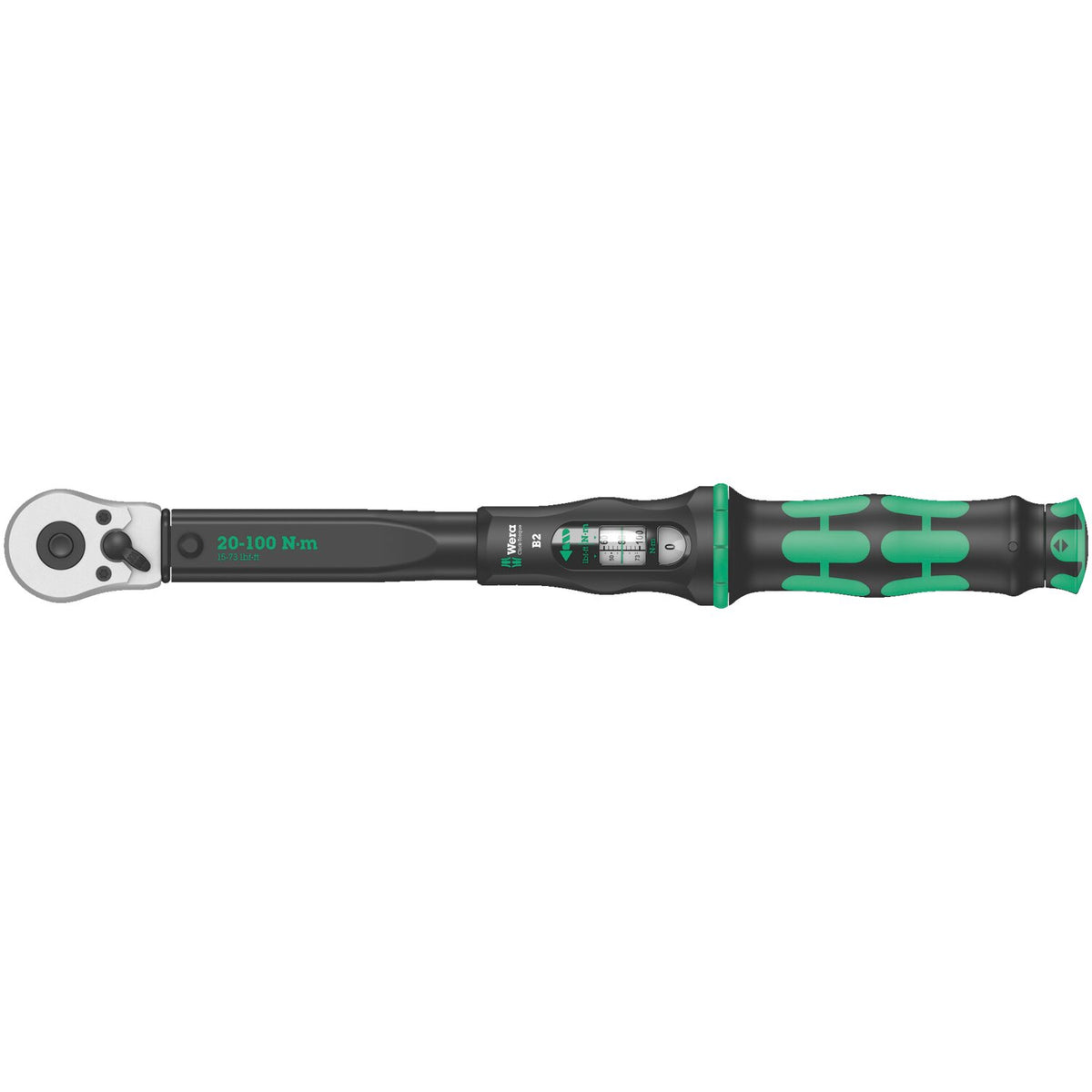 Wera 3/8" drive torque wrench 20-100 Nm with ratchet