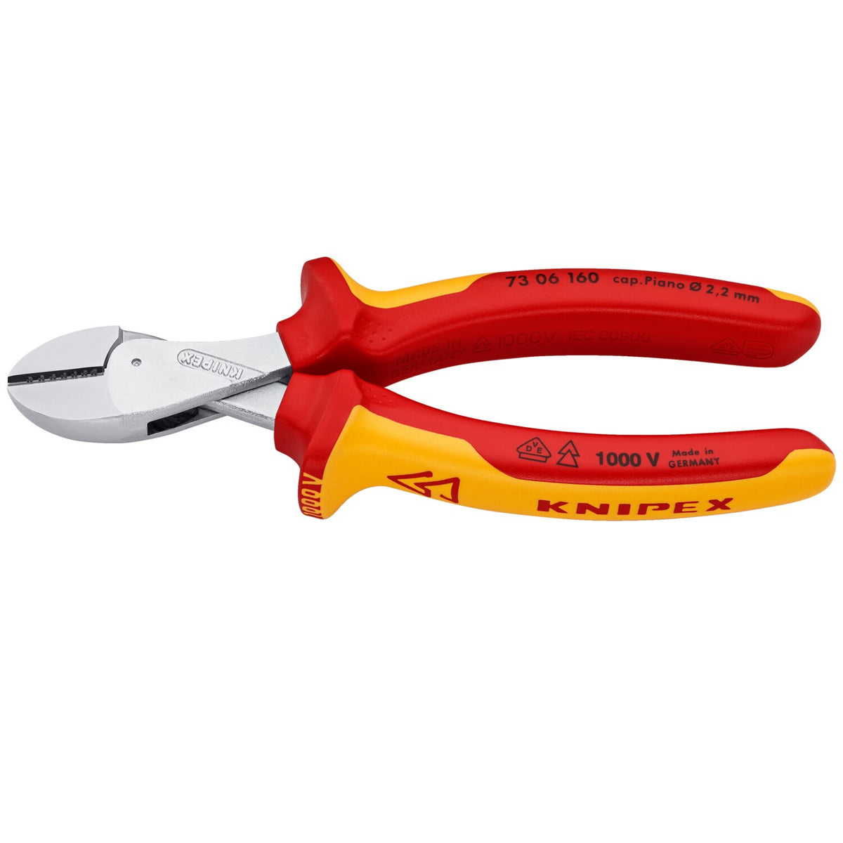 Knipex diagonal cutter X-cut 160mm VDE