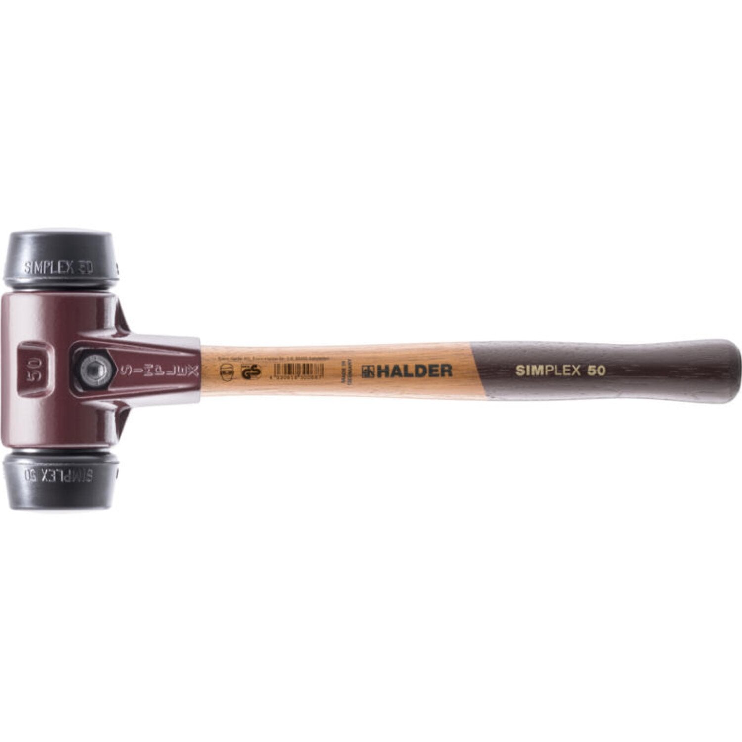 Halder mallet Simplex soft face rubber 350mm long