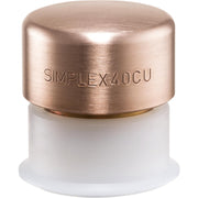 Halder insert for Simplex mallet 30mm Copper - Very hard