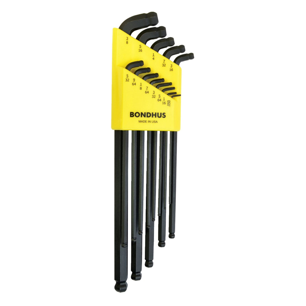 Bondhus Stubby allen head / ball-end wrench set US sizes
