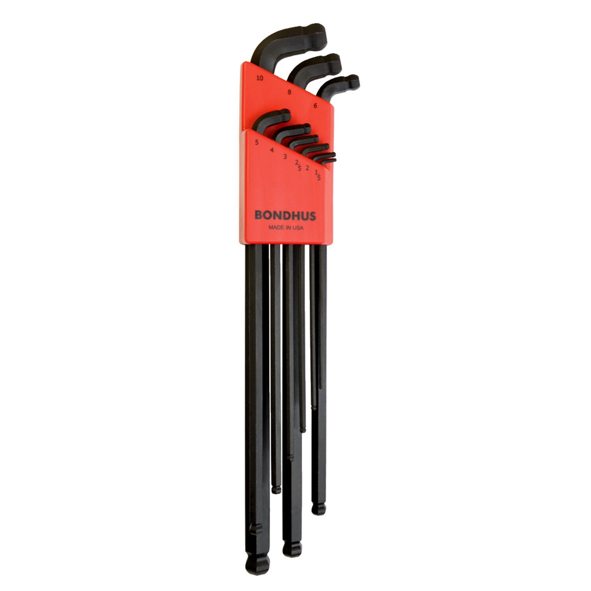 Bondhus Stubby allen head / ball-end wrench set Metric