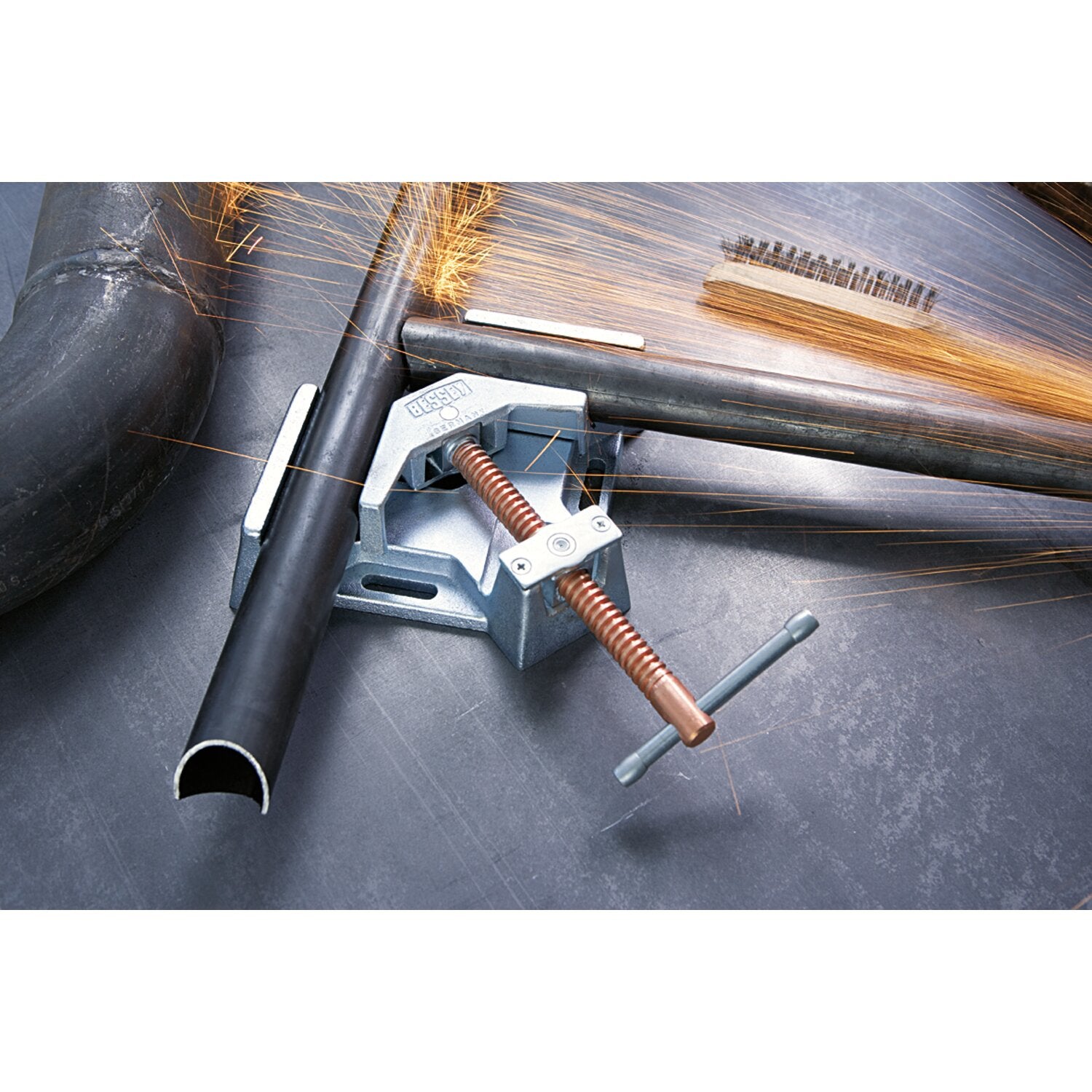 Bessey metal angle clamps - 2x120mm