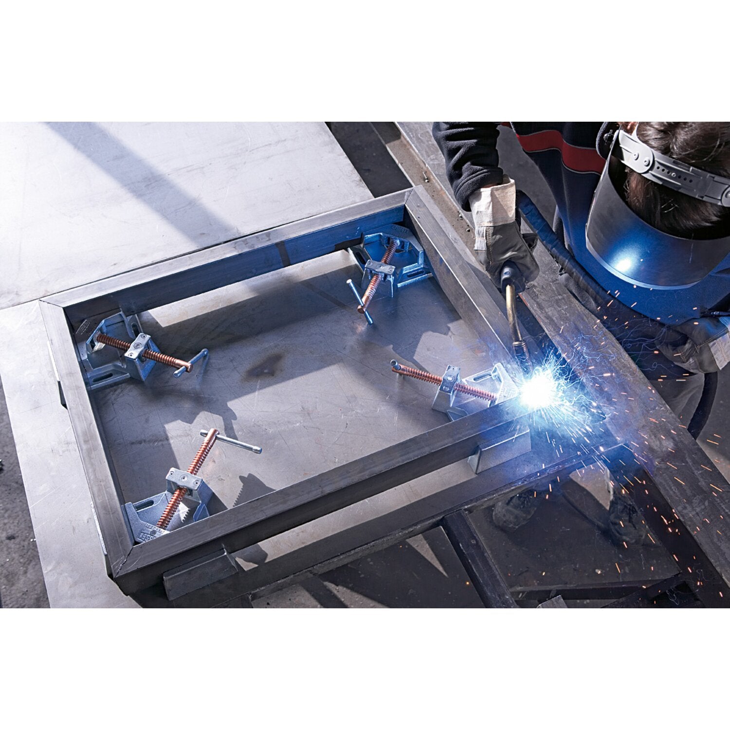 Bessey metal angle clamps - 2x120mm