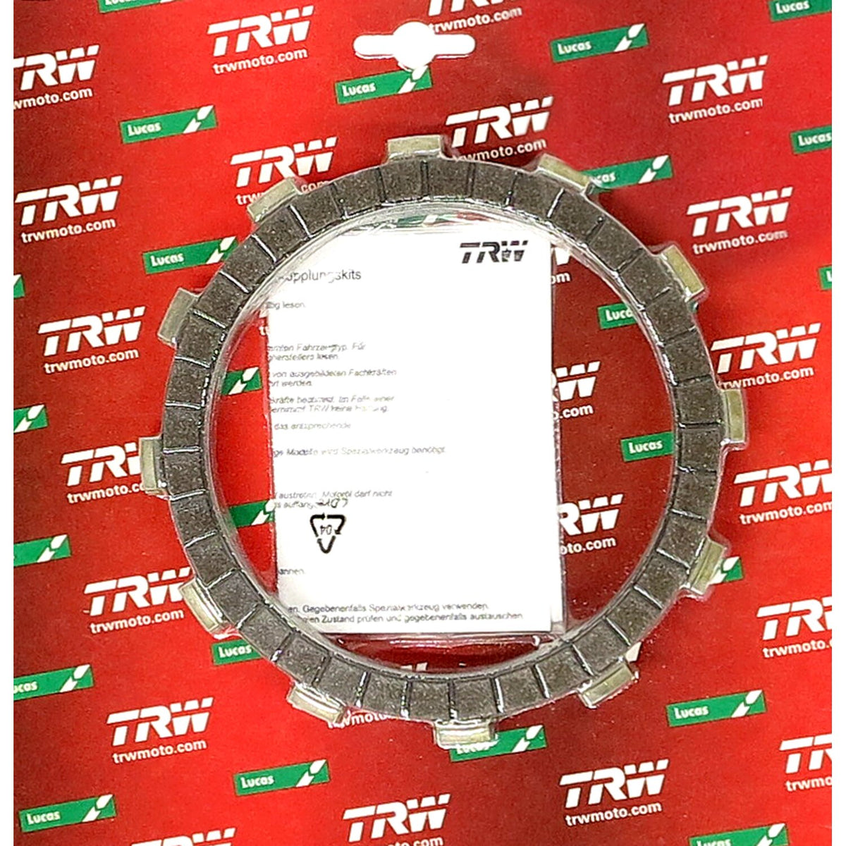 TRW clutch plate kit frictions discs