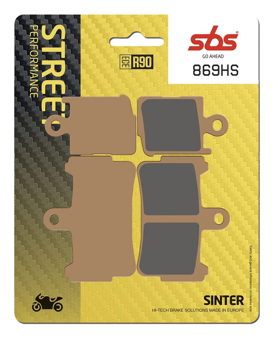 Sbs Hs Street Excel Sinter-Vorderbremsbeläge - Vorne