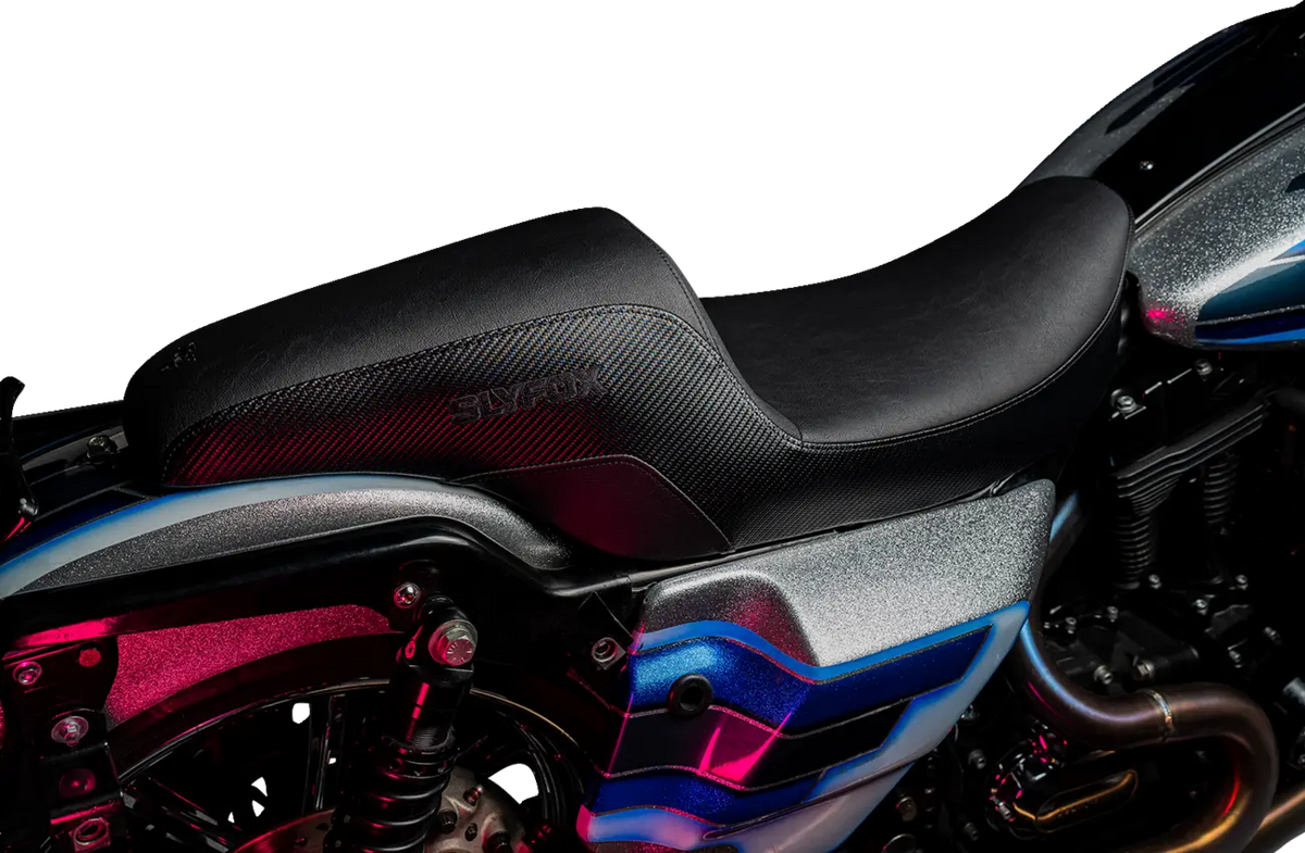 Slyfox Drifter Seat Black Logo for Touring 1997-2007