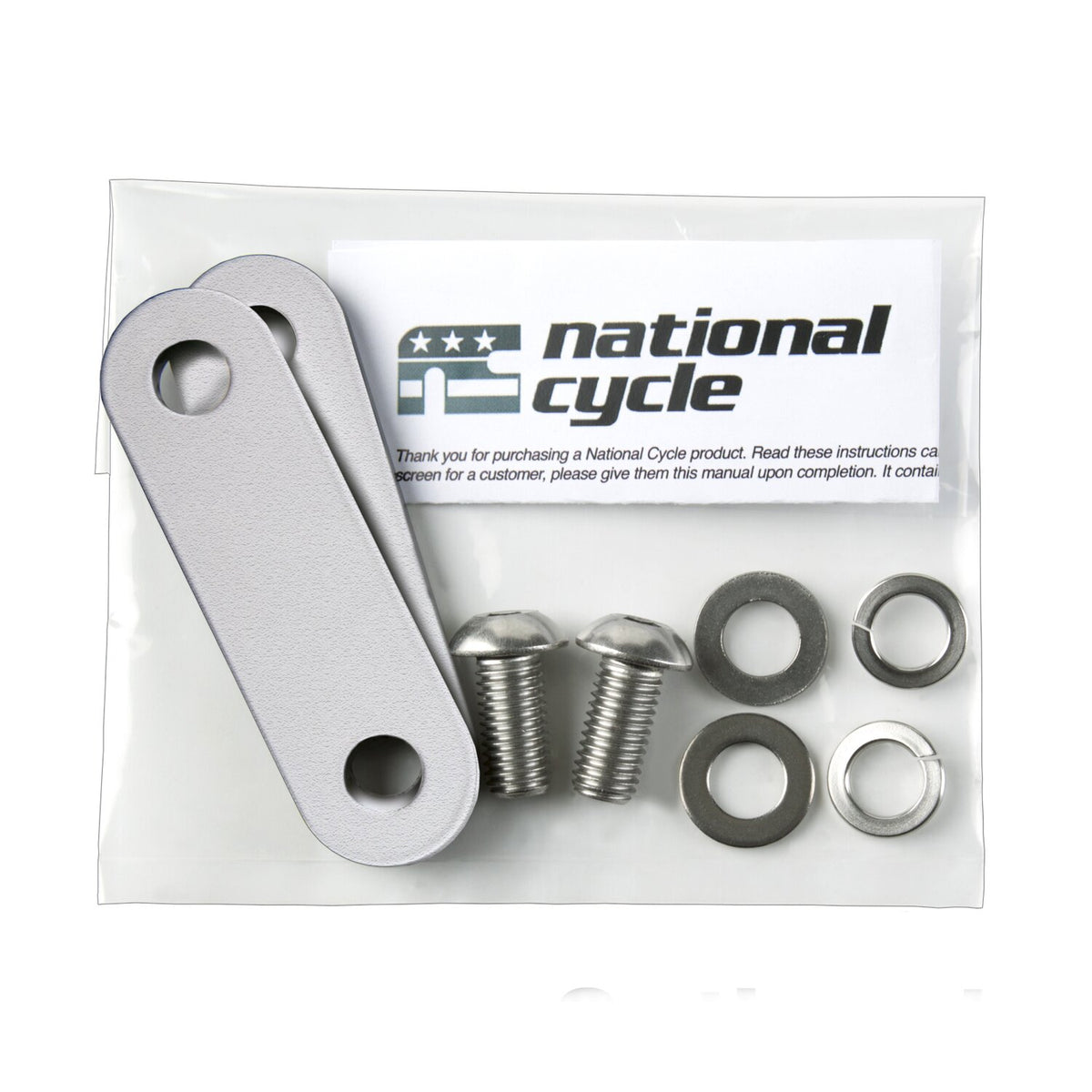 National Cycle Paladin® Comfort bars mount kit 76mm silver
